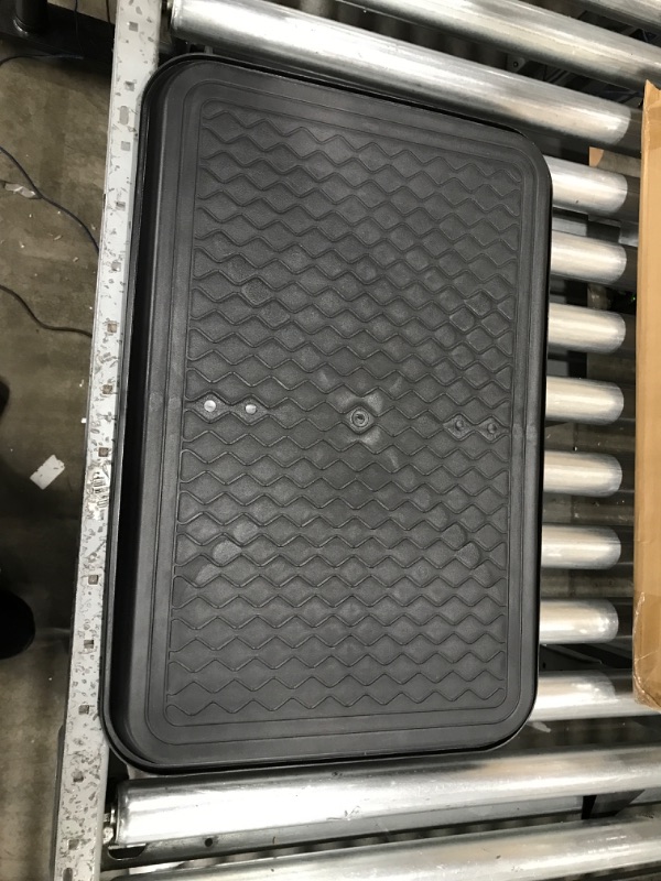 Photo 3 of *USED*Stalwart 75-ST6014 All Weather Boot Tray-Water Resistant Plastic Utility Shoe Mat (Black), Medium & 75-ST6013 All Weather Boot Tray-Water Resistant Plastic Utility Shoe Mat (Black), Small Medium Shoe Mat + Shoe Mat (Black), Small