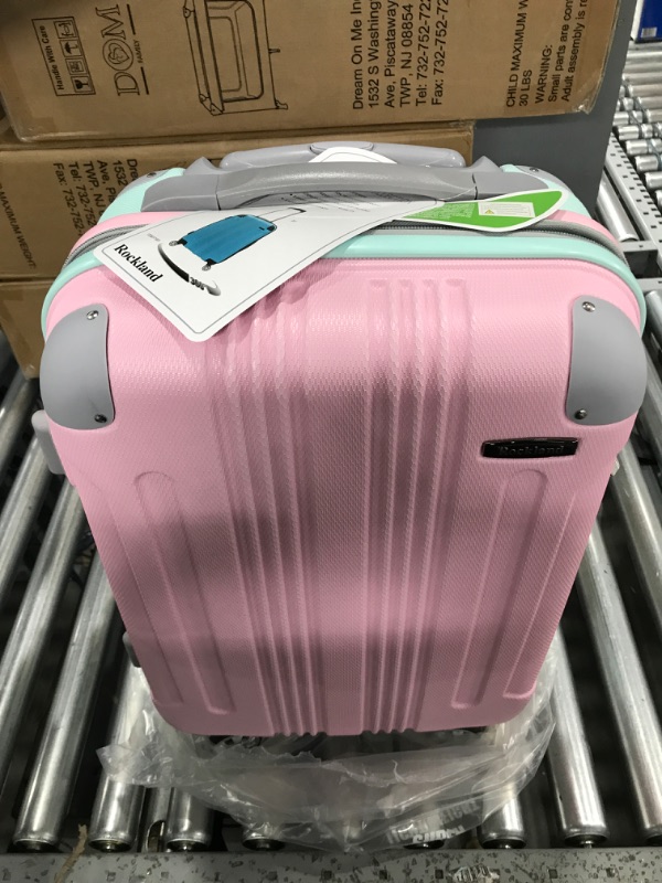 Photo 1 of *USED*Rockland London Hardside Spinner Wheel Luggage, Mint, Carry-On 20-Inch Carry-On 20-Inch Mint