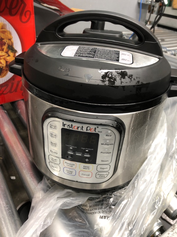 Photo 2 of *Unable to test/ oil residue* Instant Pot Duo Nova 7-in-1 Electric Pressure Cooker, Slow Cooker, Rice Cooker, Steamer, Saute, Yogurt Maker, Sterilizer, and Warmer, 10 Quart, 14 One-Touch Programs 10qt