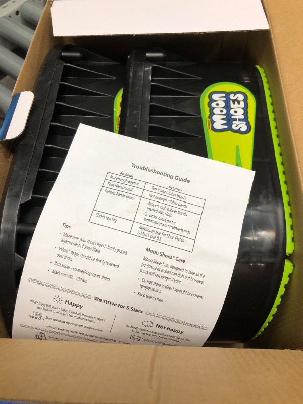 Photo 2 of Moon Shoes Bouncy Shoes, Mini Trampolines For your Feet, One Size, Black, New and improved, Bounce your way to fun, Very durable, No tool assembly, Athletic development, up to 130 lbs.