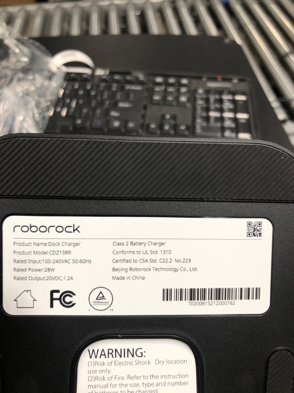 Photo 5 of ***NEW FACTORY SEALED TESTED WORKING*** roborock E5 Robot Vacuum Cleaner with 2500Pa Strong Suction