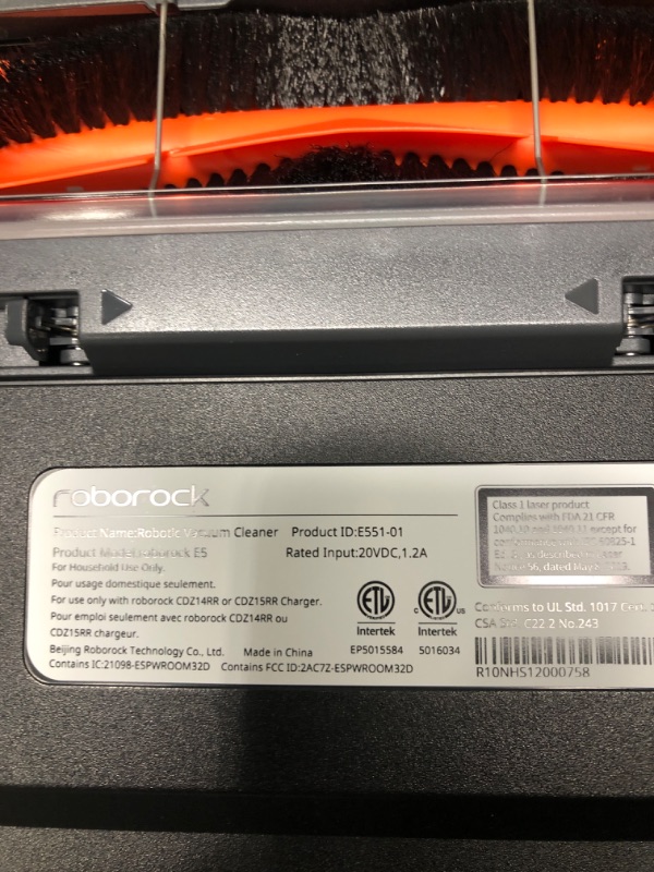 Photo 4 of ***NEW FACTORY SEALED TESTED WORKING*** roborock E5 Robot Vacuum Cleaner with 2500Pa Strong Suction