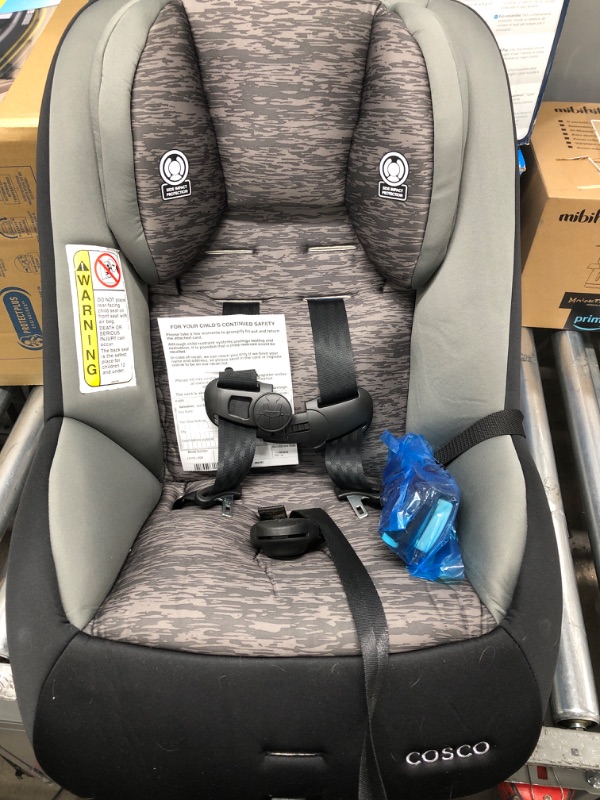 Photo 3 of Cosco Mighty Fit 65 DX Convertible Car Seat (Heather Onyx Gray)