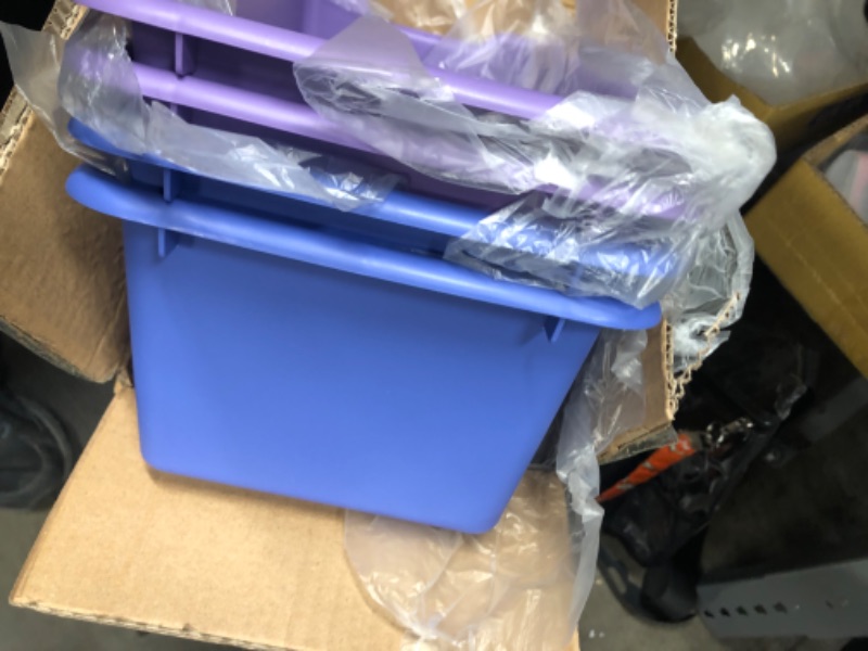 Photo 1 of 15pack Utility Storage Containers Assorted Colors 