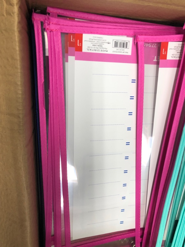 Photo 2 of 20pack Dry Erase Folders Assorted Colors 