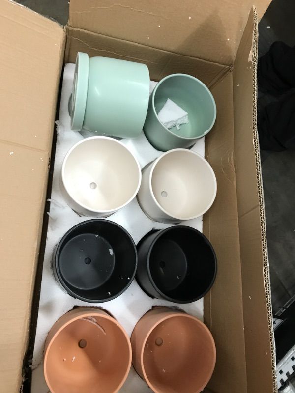 Photo 1 of 8 pack - ceramic planters  