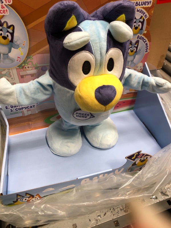 Photo 3 of Bluey Dance and Play 14" Animated Plush | Over 55 Phrases and Songs, Multicolor