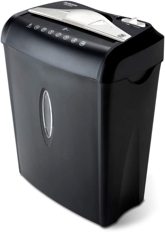 Photo 1 of NONFUNCTIONAL-Aurora AU875XA Paper and Credit Card Shredder with 3.7-Gallon Wastebasket, 8-Sheet Cross-Cut with Basket
