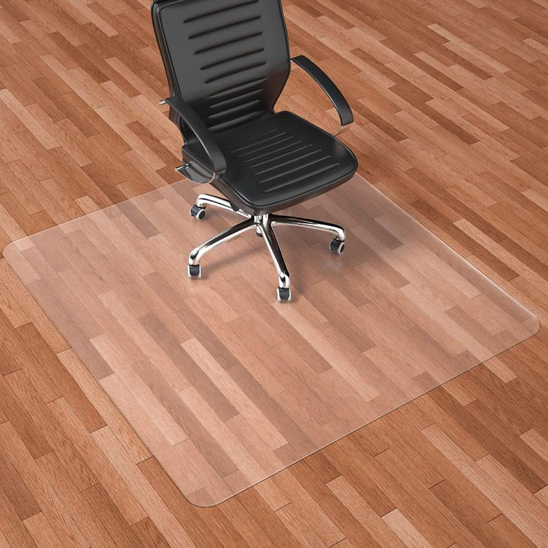 Photo 1 of Naturehydro Office Chair Mat for Hardwood Floor - 48" x 48" Easy Glide Computer Desk Chair Floor Mat - Clear Plastic Rolling Chair Mat for Office...
