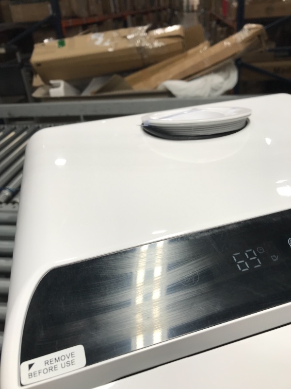 Photo 1 of Countertop dishwasher, portable dishwasher with built-in water tank, 5 washing programs, anti-spill, can also connect to faucet. Suitable for apartments, dorms, offices, boats, RVs, kitchenettes
