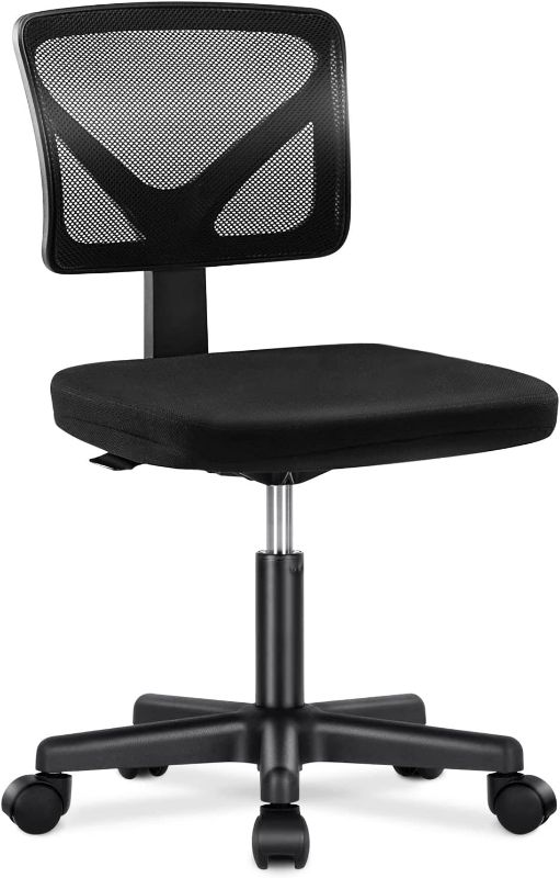 Photo 1 of **SEE NOTES**
Home Office Computer Desk Chair Mid Back Armless Ergonomic Office Chair Mesh