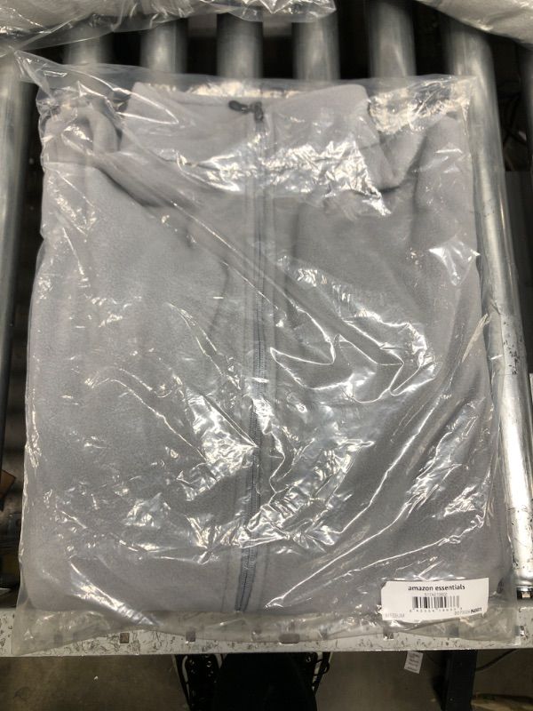 Photo 1 of Amazon Essentials Men's Full-Zip Polar Fleece Jacket (Available in Big & Tall) Polyester Light Grey Medium