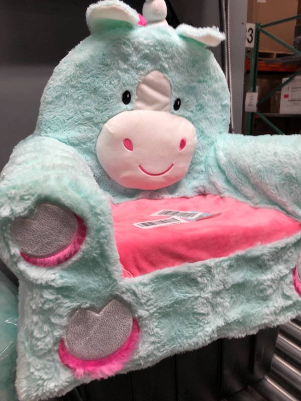 Photo 2 of Animal Adventure | Sweet Seats | Teal Unicorn | Soft Plush Children's Chair