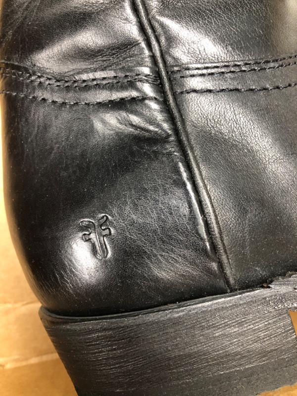 Photo 2 of ***GENTLY USED LIKE NEW*** Frye Women's Billy Inside Zip Tall Western Boot 8.5 Black Extended