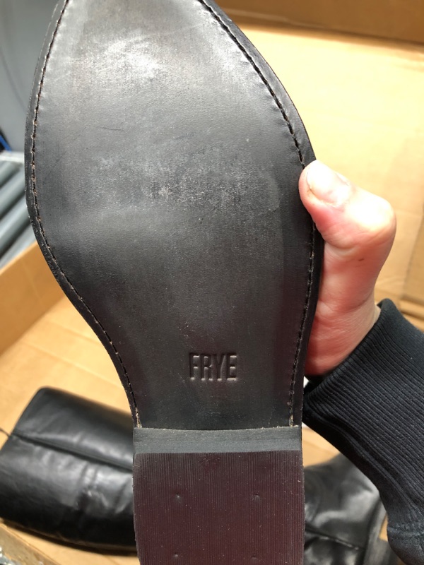 Photo 4 of ***GENTLY USED LIKE NEW*** Frye Women's Billy Inside Zip Tall Western Boot 8.5 Black Extended