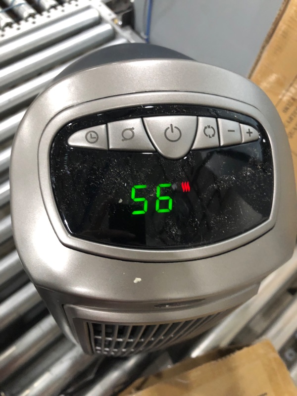 Photo 2 of Lasko 1500W Digital Ceramic Space Heater with Remote, 755320, Silver