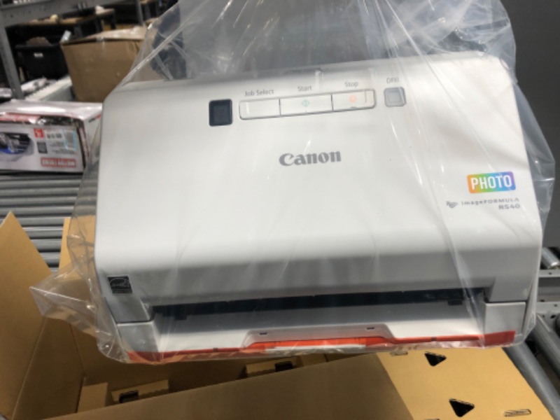 Photo 1 of Canon imageFORMULA RS40 Photo and Document Scanner, with Auto Document Feeder | Windows and Mac | Scans Photos - Vibrant Color - USB Interface - 1200 DPI - High Speed - Easy Setup