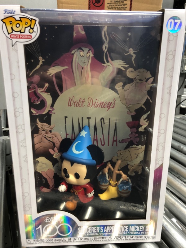 Photo 2 of Funko Pop! Movie Poster: Disney100 - Fantasia, Sorcerer's Apprentice Mickey with Broom
