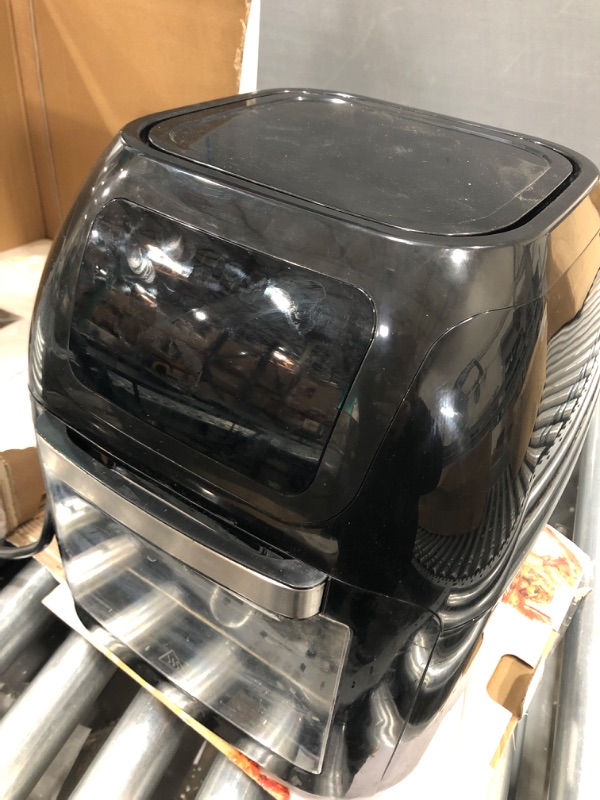 Photo 2 of *FOR PARTS* CHEFMAN Multifunctional Digital Air Fryer+ Rotisserie, Dehydrator, Convection Oven, 17 Touch Screen Presets Fry, Roast, Dehydrate, Bake, XL 10L Family Size, Auto Shutoff, Large Easy-View Window, Black