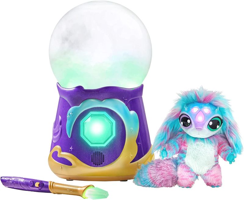 Photo 1 of *FOR PARTS* Magic Mixies Magical Misting Crystal Ball with Interactive 8 inch Blue Plush Toy