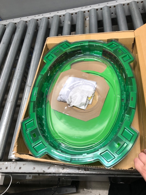 Photo 2 of BEYBLADE Burst QuadDrive Interstellar Drop Battle Set, Set Stadium, 2 Battling Tops and 2 Launchers, Toys for 8 Year Old Boys & Girls & Up