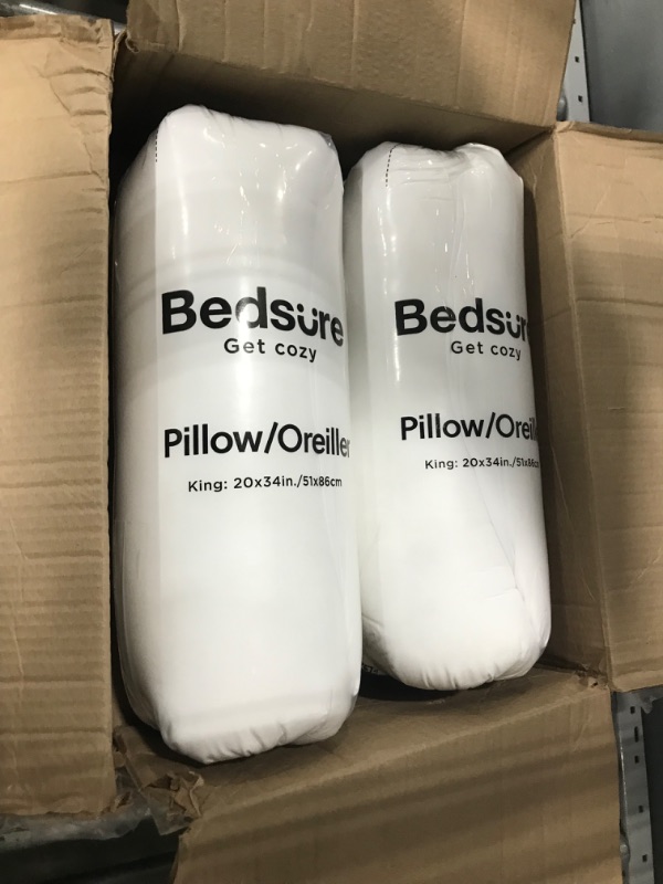 Photo 3 of 2-pack
20in x 34in bed sure pillow (white)