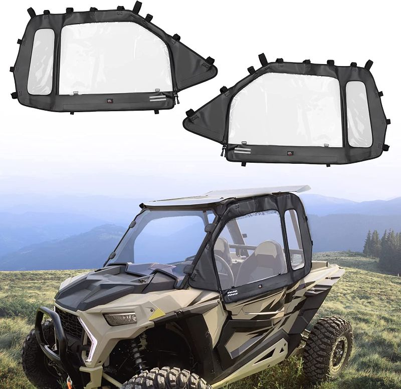 Photo 1 of ,KEMIMOTO Cab Enclosures, Upgrade Resin Zipper Unbreakable 2 Soft Upper Doors - New
Compatible with 2014+ Polaris RZR XP 1000 / XP Turbo # 2884333 UPGRADE RESIN ZIPPER UNBREAKABLE - We improved our cab enclosures based on previous customer experience by .