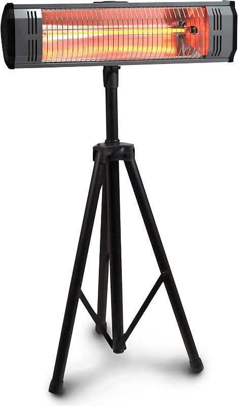 Photo 1 of ***PARTS ONLY*** Missing tripod ) Heat Storm HS-1500-TT Infrared, 7 ft Cord, Tripod + Heater , Black