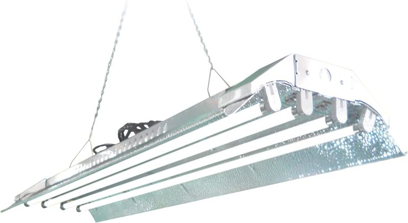 Photo 1 of Durolux T5 Ho Grow Light - 4 Foot 4 Lamps - DL844 Fluorescent Hydroponic Indoor Fixture UL Listed - Bloom Veg Daisy Chain with Bulbs