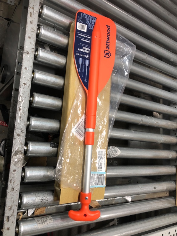 Photo 2 of Attwood Emergency Telescoping Paddle for Boating, Orange 20 Inch to 42 Inch