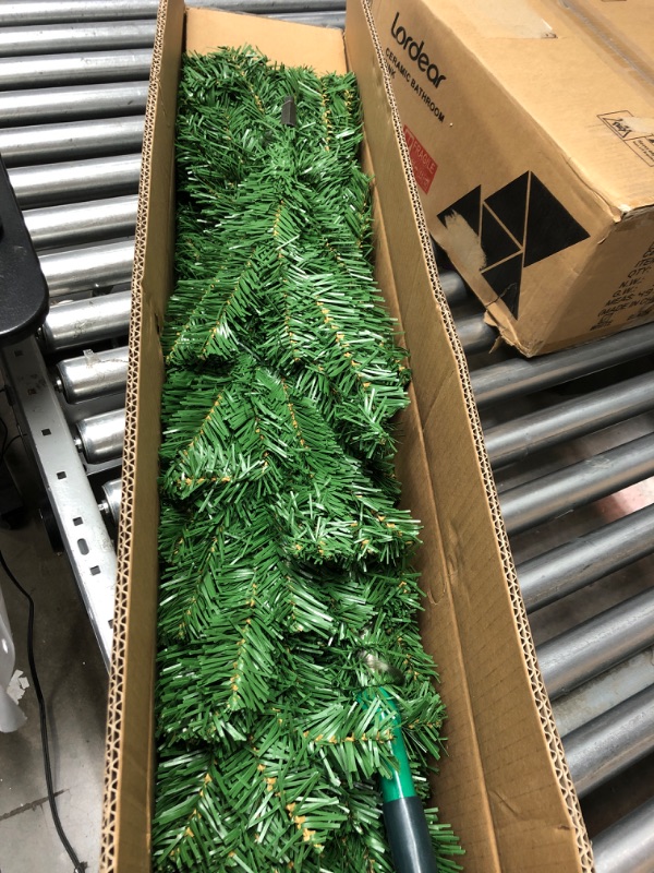 Photo 3 of 6FT Artificial Christmas Tree - Mupera Christmas Tree, Fake Christmas Tree(2023 New), PVC Xmas Pine Tree, 800 Branch Tips, for Home, Office, Shopping Center, Party/Holiday Decoration Gift Use
