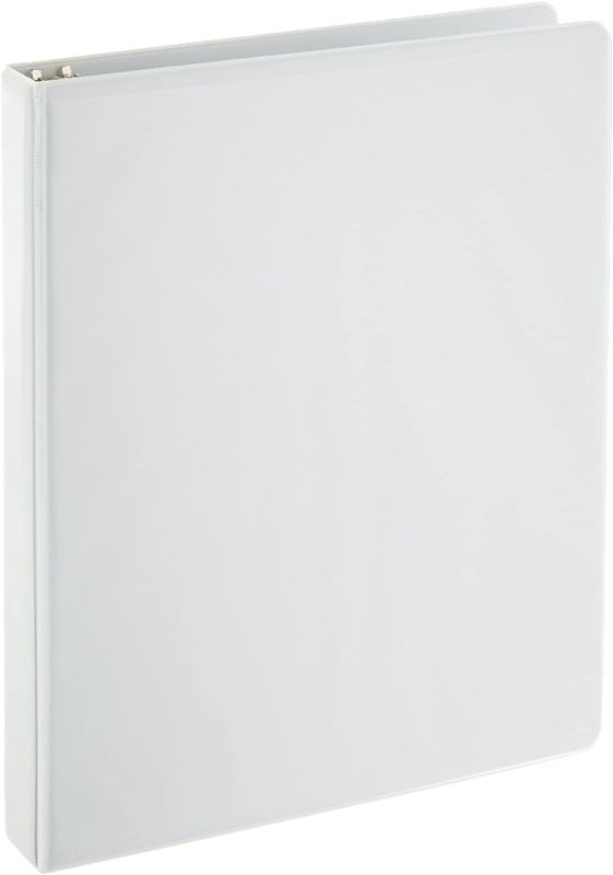 Photo 1 of Amazon Basics 3-Ring Binder, 2 Inch - white, 12-Pack
