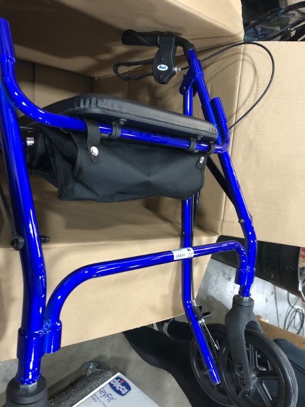Photo 1 of 
Days Lightweight Aluminum Rollator, Adjustable Rolling Walker with Seat for Elderly, Disabled, & Limited Mobility Patients, Walking Stabilizer with Four Wheels, 364 lb. Weight Capacity
