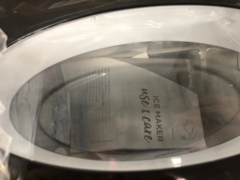 Photo 3 of **SEE NOTES**
Frigidaire EFIC115 Extra Large Ice Maker, Stainless Steel, 48 lbs per Day & Perfect Stix Icebag10TT-50 Ice Bag 