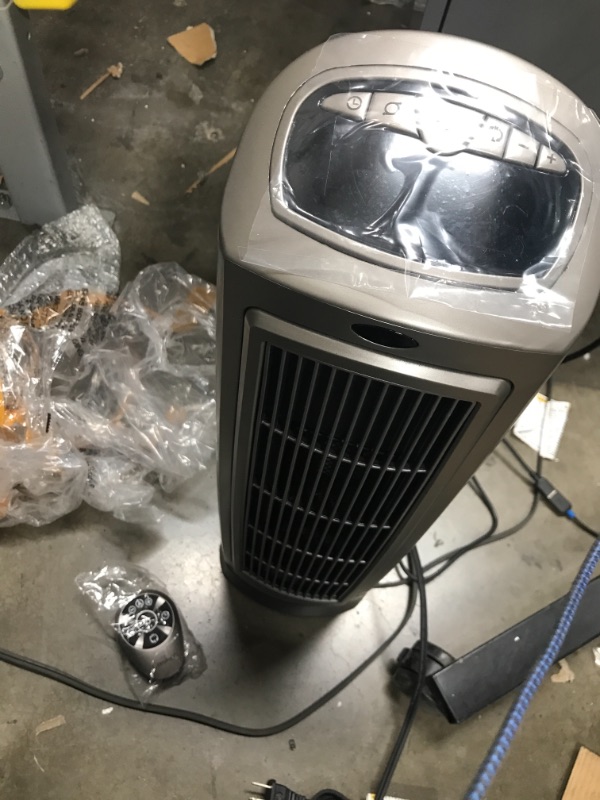 Photo 2 of Lasko 1500W Digital Ceramic Space Heater with Remote, 755320, Silver