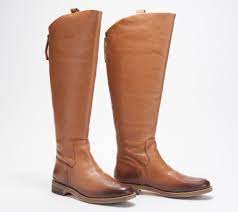 Photo 1 of Franco Sarto Wide Calf Leather Tall Shaft Boots - 8