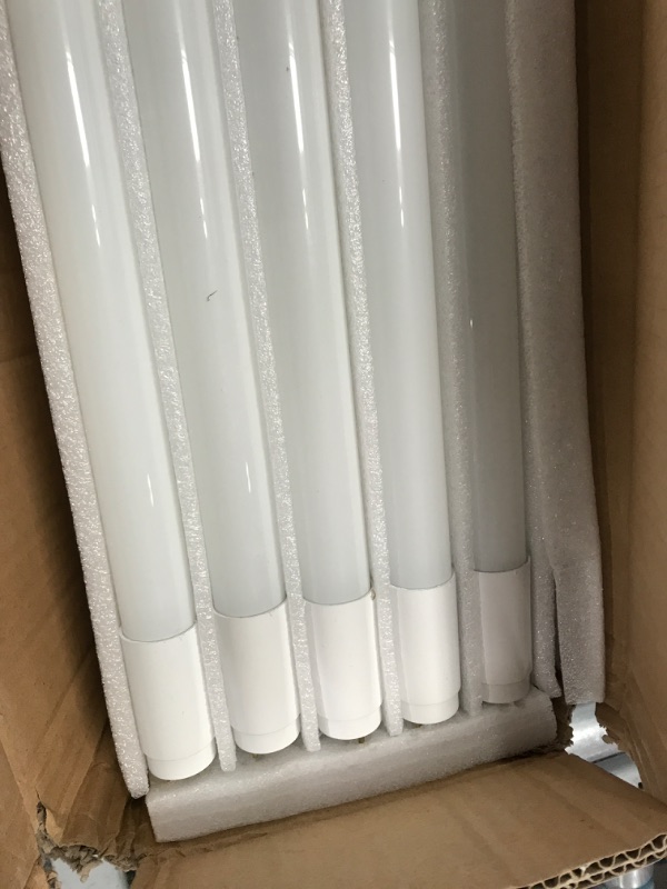 Photo 3 of 20 Pack 3CCT 4FT LED T8 Hybrid Type A+B Light Tube, 18W, 4000K/5000K/6500K Selectable, Plug & Play or Ballast Bypass, Single or Double End Powered, 2300lm, Frosted Cover, T8 T10 T12, 120-277V, UL, FCC