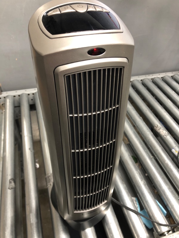 Photo 3 of Lasko 1500W Digital Ceramic Space Heater with Remote, 755320, Silver