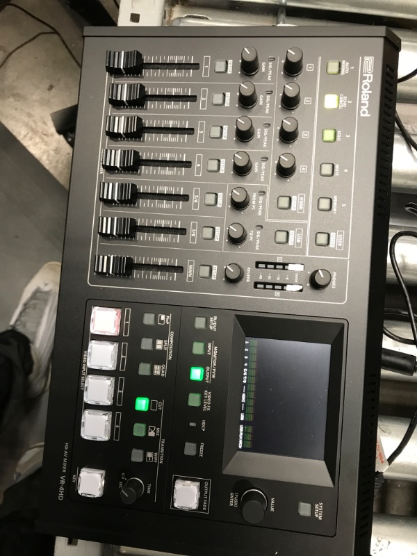 Photo 2 of Roland All-in-One VR-4HD 4 Channel AV Mixer with USB Stream/Record