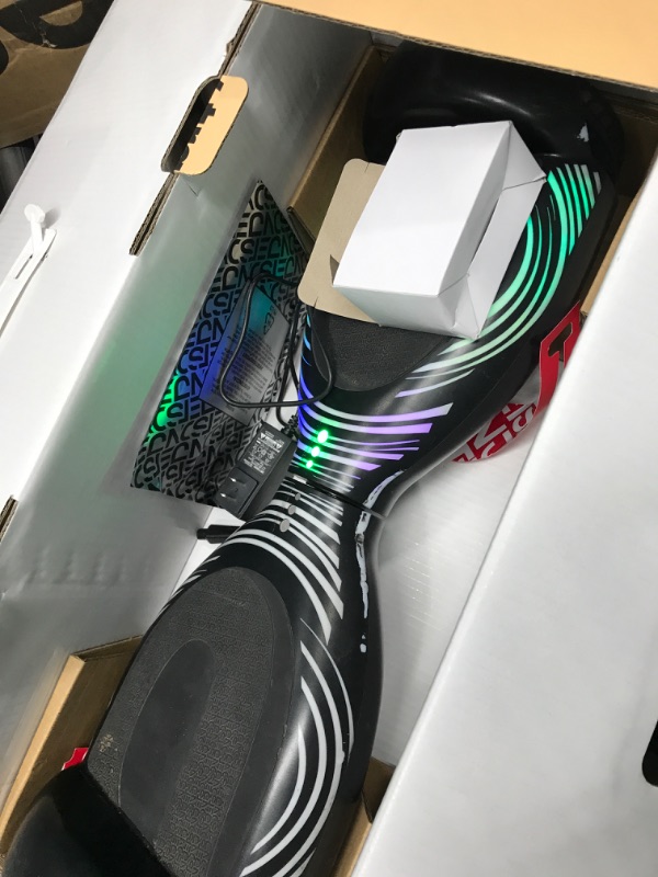 Photo 1 of Jetson All-Terrain Hoverboard | All-Terrain Tires | Light-Up Pattern on Deck | Top Speed of 10 mph | Range of Up to 7 Miles| Light-Up Wheels | Active Balance Technology, Black
