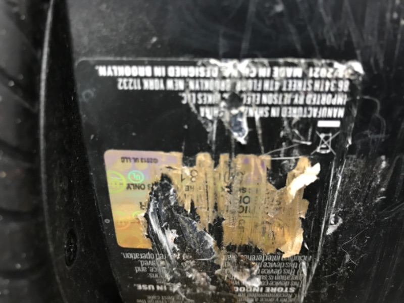 Photo 3 of Jetson All-Terrain Hoverboard | All-Terrain Tires | Light-Up Pattern on Deck | Top Speed of 10 mph | Range of Up to 7 Miles| Light-Up Wheels | Active Balance Technology, Black
