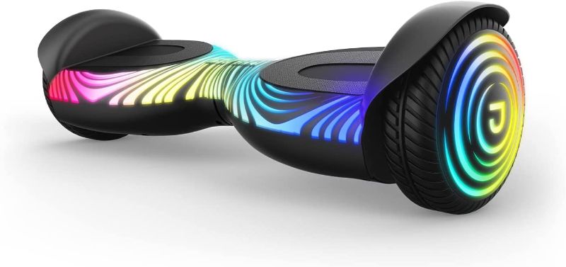 Photo 1 of Jetson All-Terrain Hoverboard | All-Terrain Tires | Light-Up Pattern on Deck | Top Speed of 10 mph | Range of Up to 7 Miles| Light-Up Wheels | Active Balance Technology, Black
