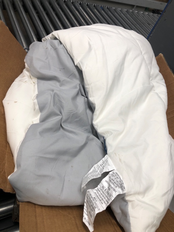 Photo 2 of BEDSURE Whiteee Comforter Set - 8 Pieces Reversible King Bed in A Bag, White King Bed Set with Comforters, Sheets, Pillowcases & Shams, White Bedding Set- 88" X 88" 