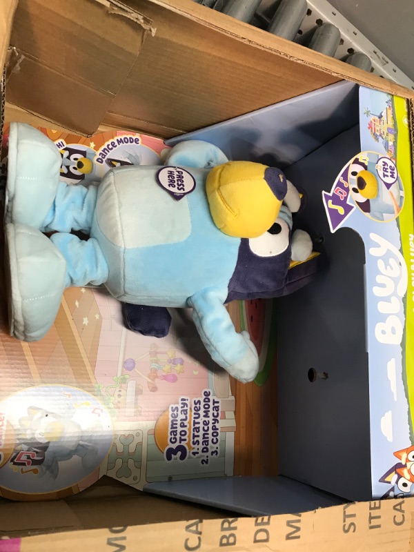 Photo 2 of Bluey Dance and Play 14" Animated Plush | Over 55 Phrases and Songs, Multicolor