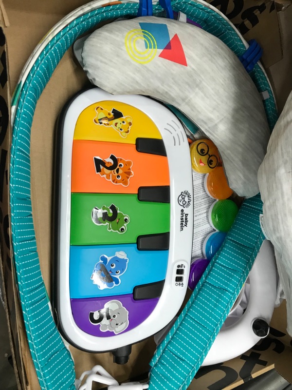 Photo 4 of Baby Einstein 4-in-1 Kickin' Tunes Music and Language Play Gym and Piano Tummy Time Activity Mat
