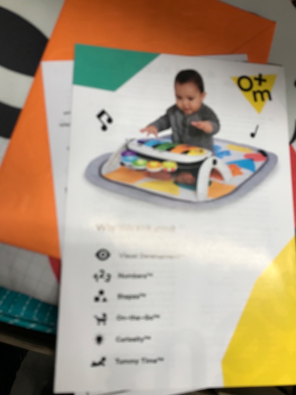 Photo 3 of Baby Einstein 4-in-1 Kickin' Tunes Music and Language Play Gym and Piano Tummy Time Activity Mat
