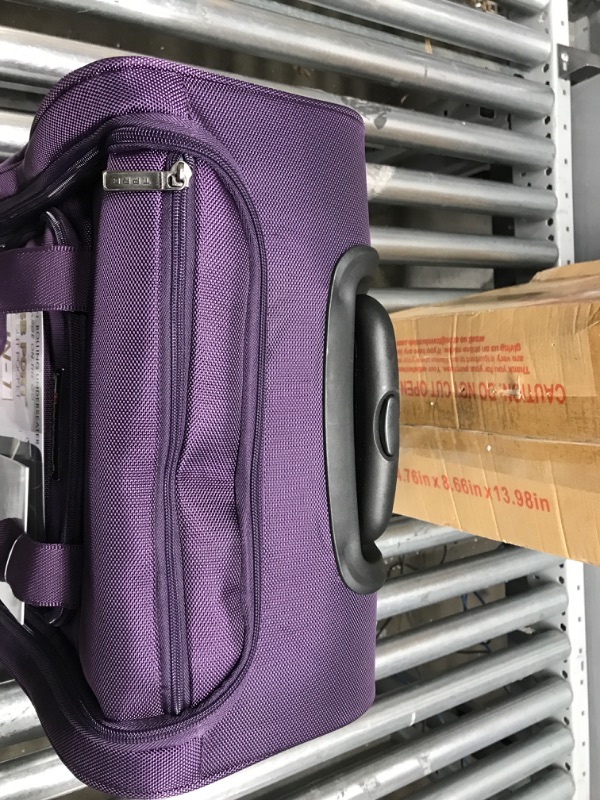 Photo 1 of *USED*TPRC 15-Inch Smart Under Seat Carry-On Luggage with USB Charging Port, Purple, Underseater Underseater 15-Inch Purple
