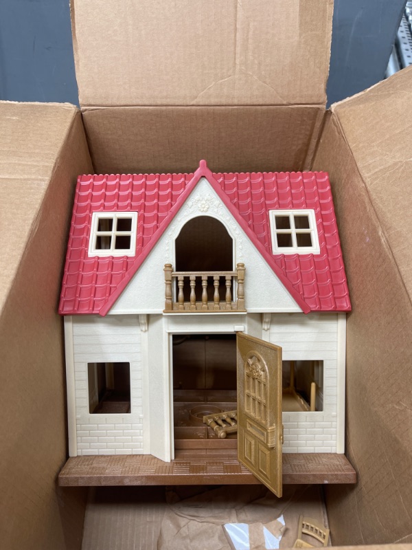 Photo 2 of Calico Critters Red Roof Cozy Cottage CF Red Roof Cozy Cottage