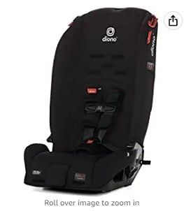 Photo 1 of Diono Radian 3R, 3-in-1 Convertible Car Seat, Rear Facing & Forward Facing, 10 Years 1 Car Seat, Slim Fit 3 Across, Jet Black
