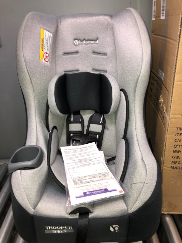 Photo 2 of good condition*
Baby Trend Trooper 3-in-1 Convertible Car Seat, Moondust (CV01C87B)
